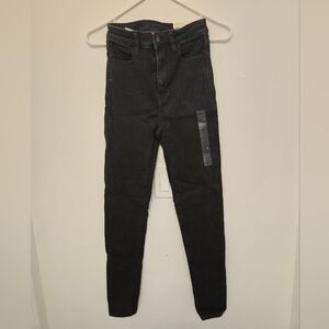 American Eagle Outfitters Black High Rise Jeans